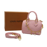 Louis Vuitton Nano Speedy | Pastel Pink Leather & Charms