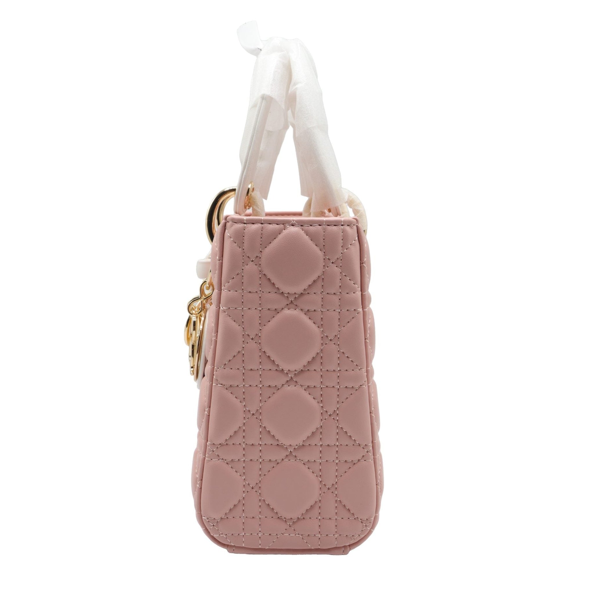 Lady Dior Bag | Pastel Pink Cannage Quilted Leather