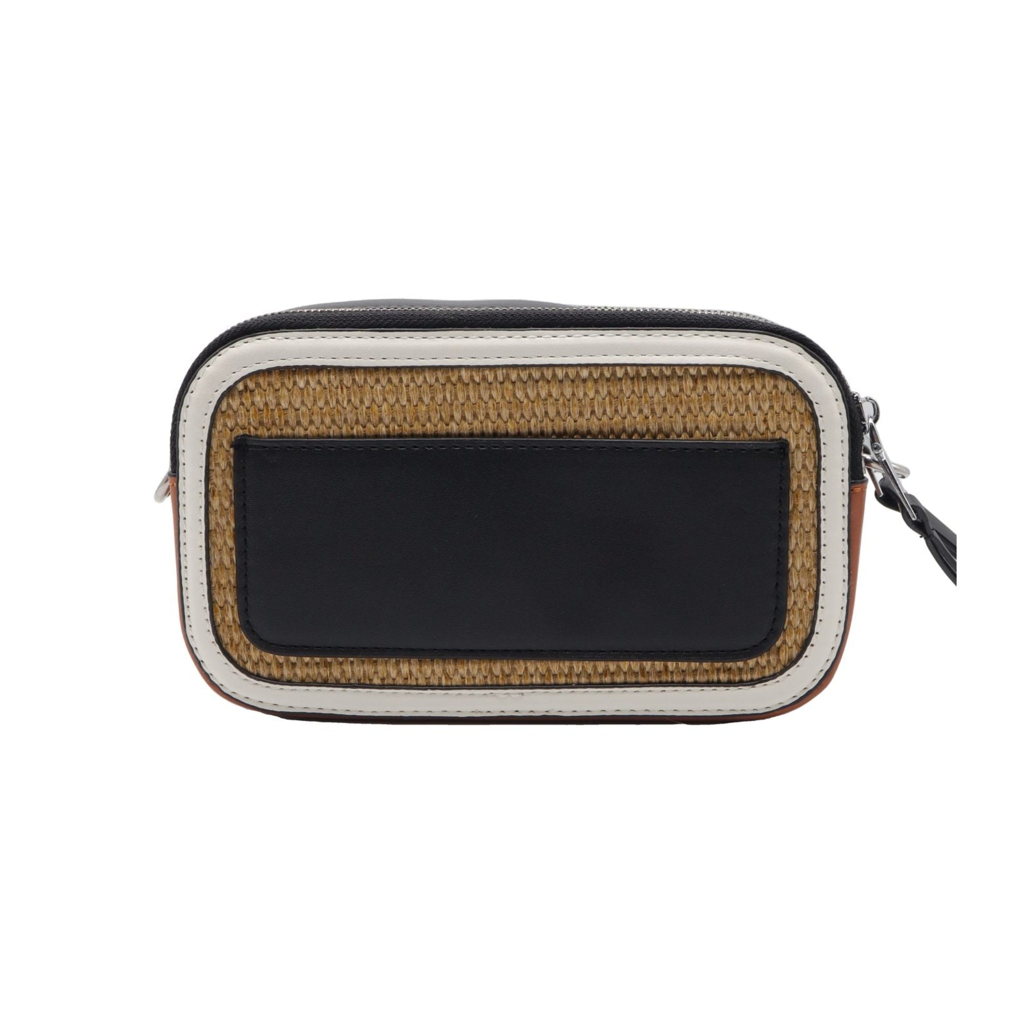 Tory Burch Straw Camera Bag | Double T Logo Crossbody