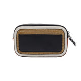Tory Burch Straw Camera Bag | Double T Logo Crossbody