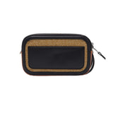 Tory Burch Straw Camera Bag | Double T Logo & Ivory Braided Strap