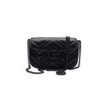 Gucci GG Marmont Super Mini Bag | All-Black Matelassé Leather