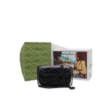 Gucci GG Marmont Super Mini Bag | All-Black Matelassé Leather
