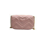 Gucci GG Marmont Super Mini Bag | Light Pink Matelassé Leather