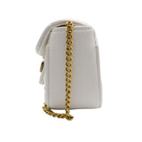 Gucci GG Marmont Super Mini Bag | White Matelassé Leather