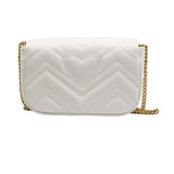 Gucci GG Marmont Super Mini Bag | White Matelassé Leather