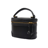 Zara Black Vanity Case Bag | Contrast Stitch Crossbody