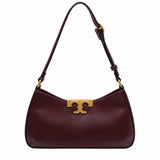 Tory Burch Eleanor Hobo Bag | Wine Red Leather Shoulder Bag