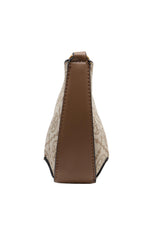 Tory Burch T Monogram Crescent Shoulder Bag | Hazelnut & Tan