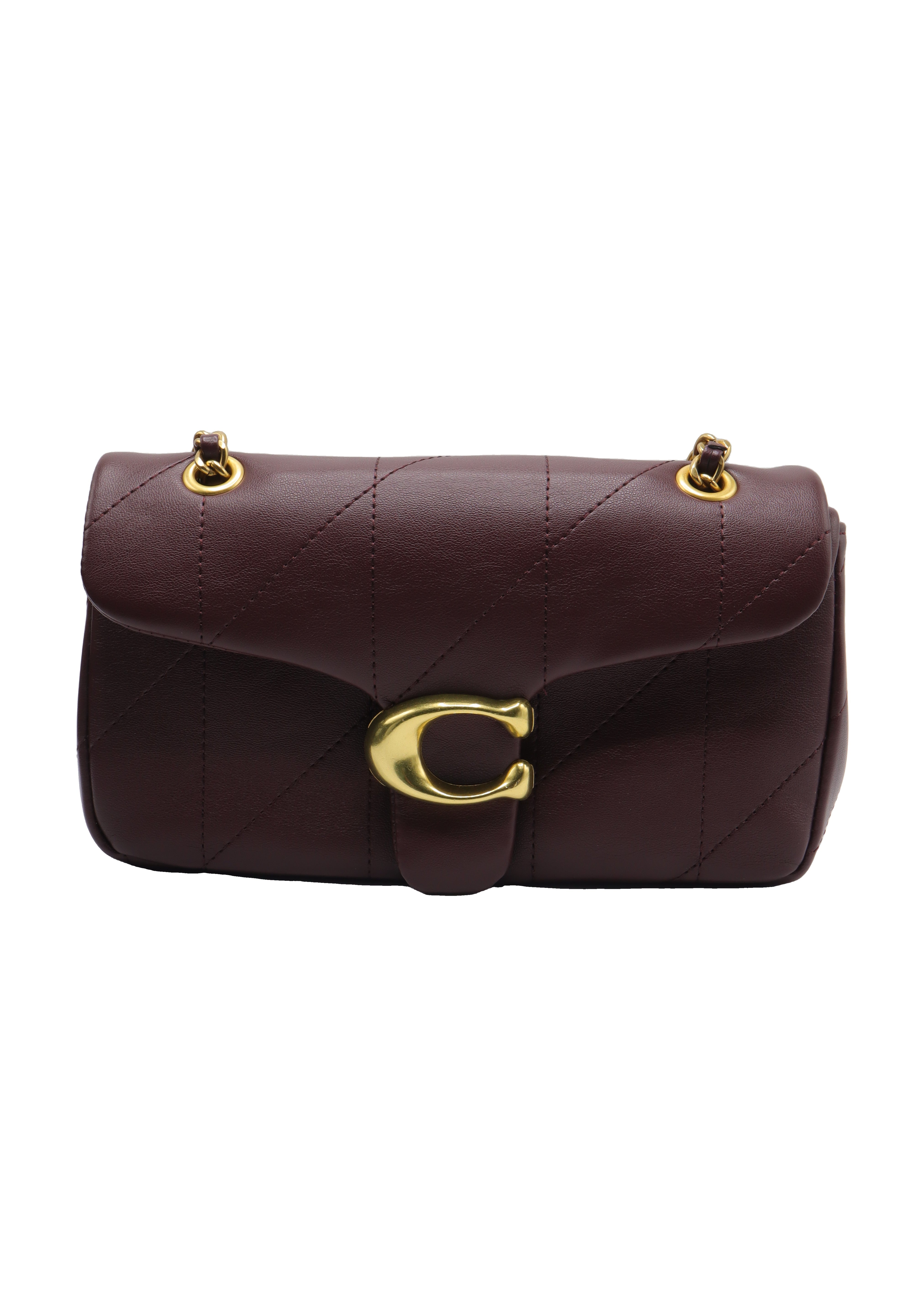 Coach Pillow Tabby Quilted Shoulder Bag | Deep Plum
