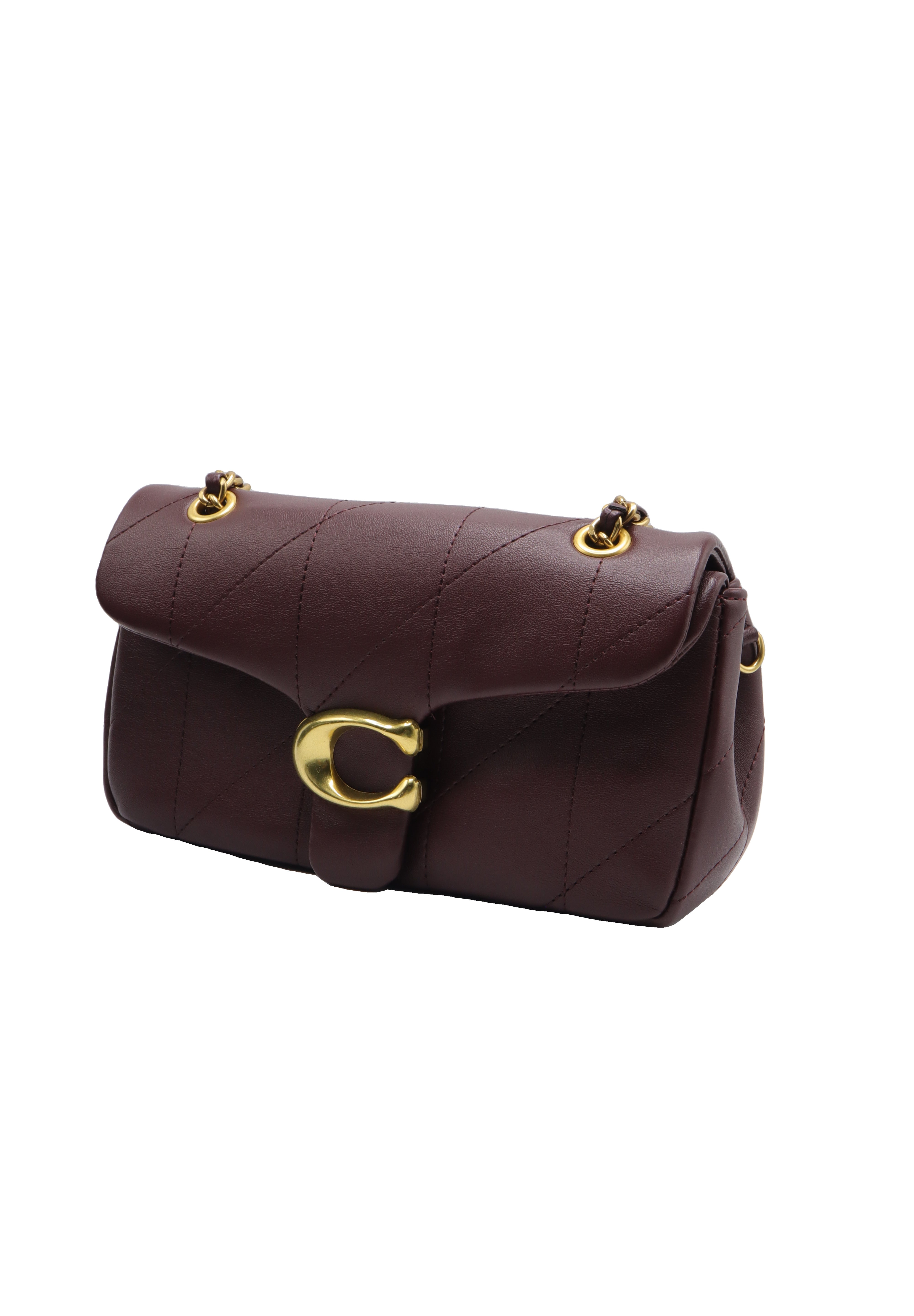 Coach Pillow Tabby Quilted Shoulder Bag | Deep Plum