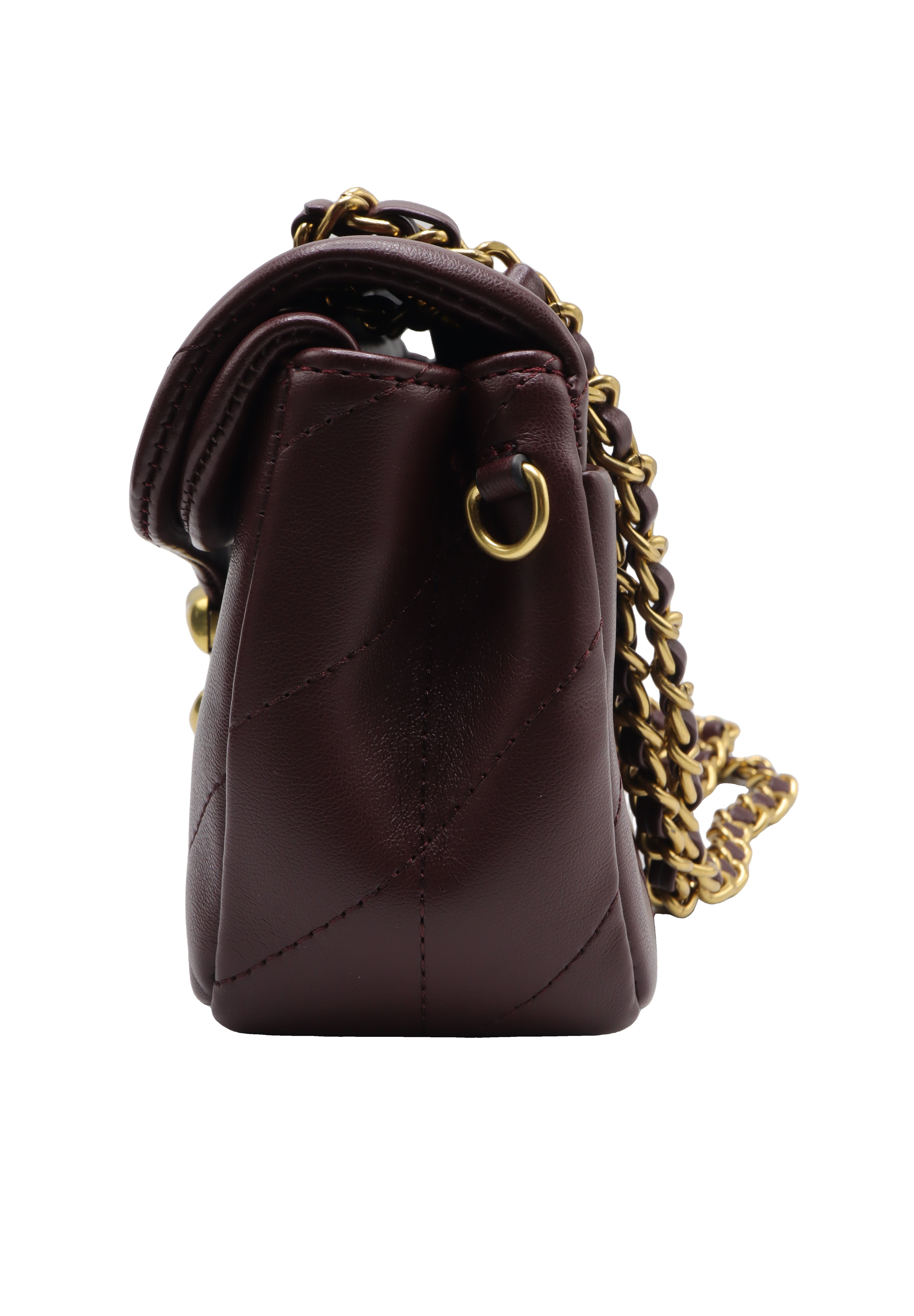 Coach Pillow Tabby Quilted Shoulder Bag | Deep Plum