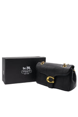 Coach Pillow Tabby Quilted Shoulder Bag | Black Leather