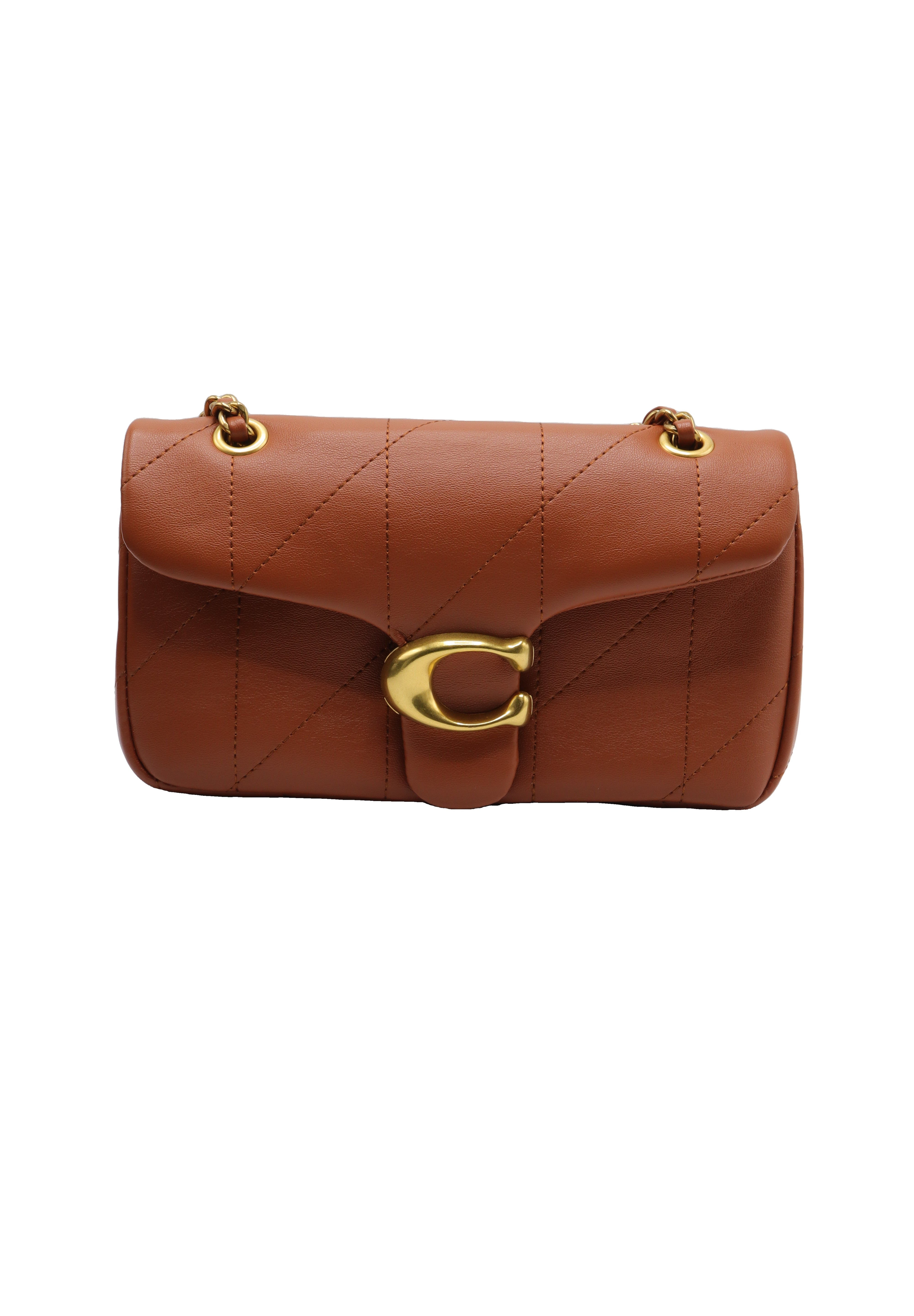 Coach Pillow Tabby Quilted Shoulder Bag | Saddle Brown