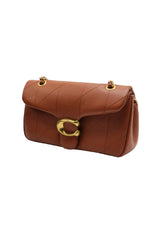 Coach Pillow Tabby Quilted Shoulder Bag | Saddle Brown