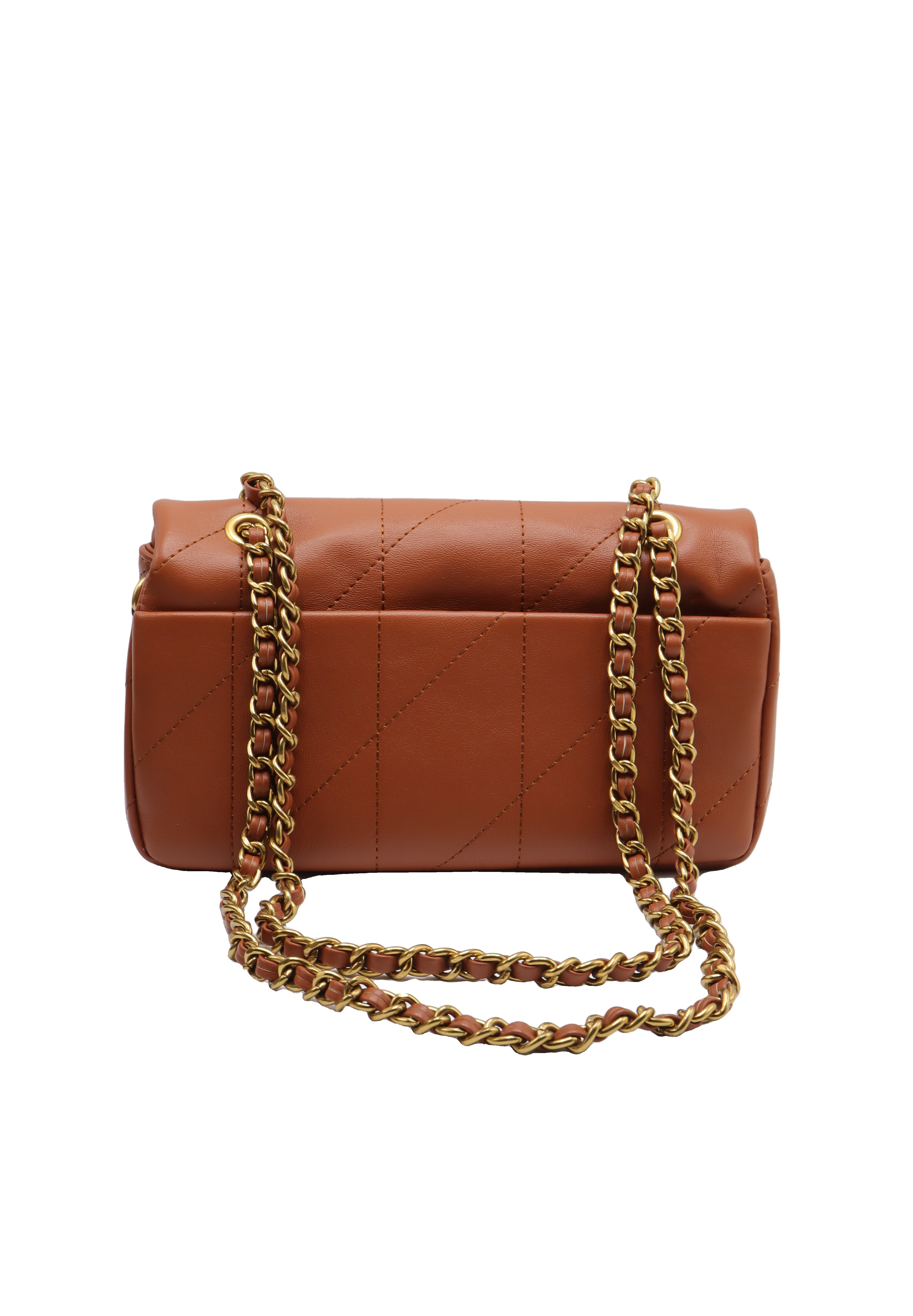 Coach Pillow Tabby Quilted Shoulder Bag | Saddle Brown