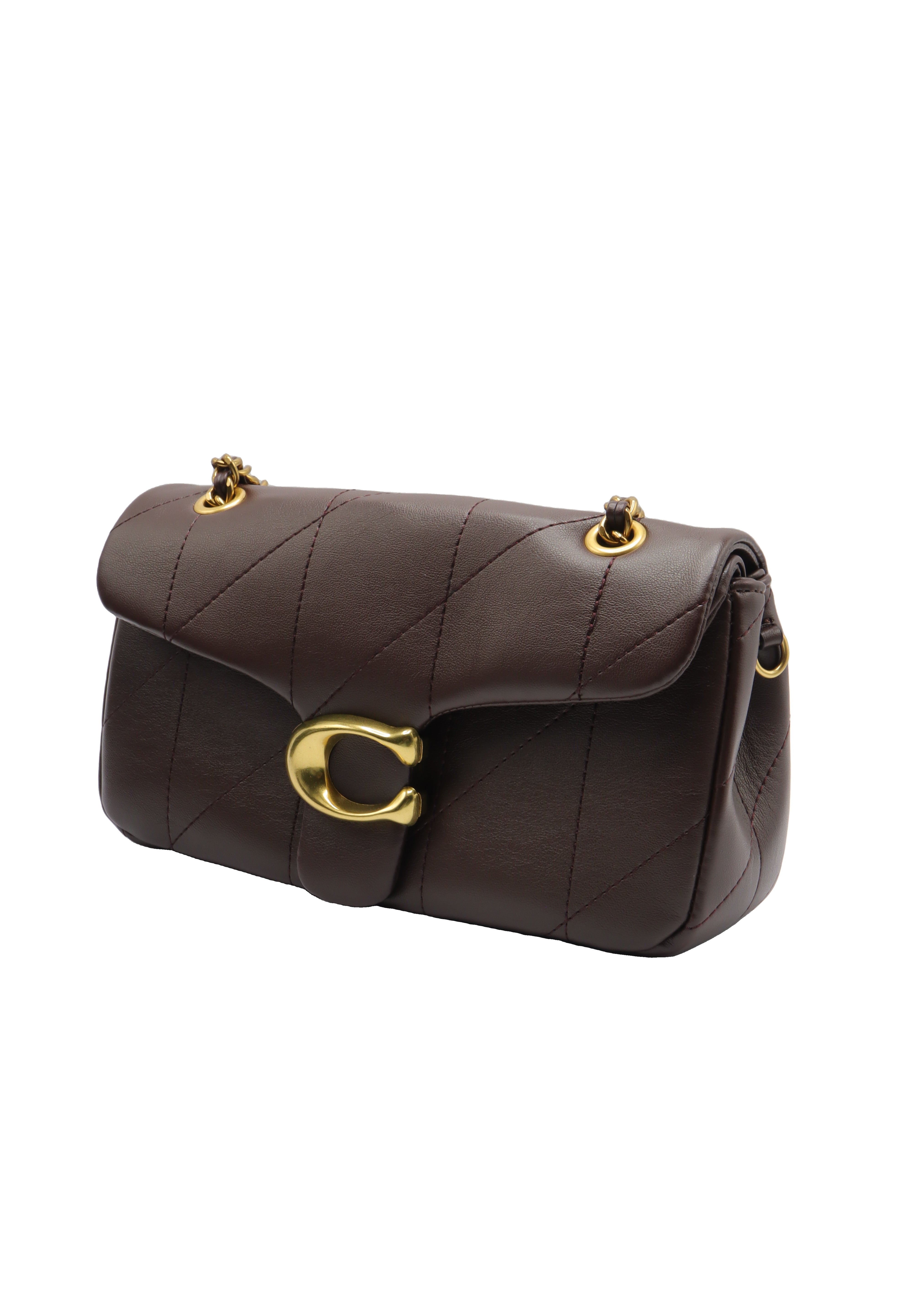 Coach Pillow Tabby Quilted Shoulder Bag | Dark Brown