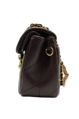 Coach Pillow Tabby Quilted Shoulder Bag | Dark Brown