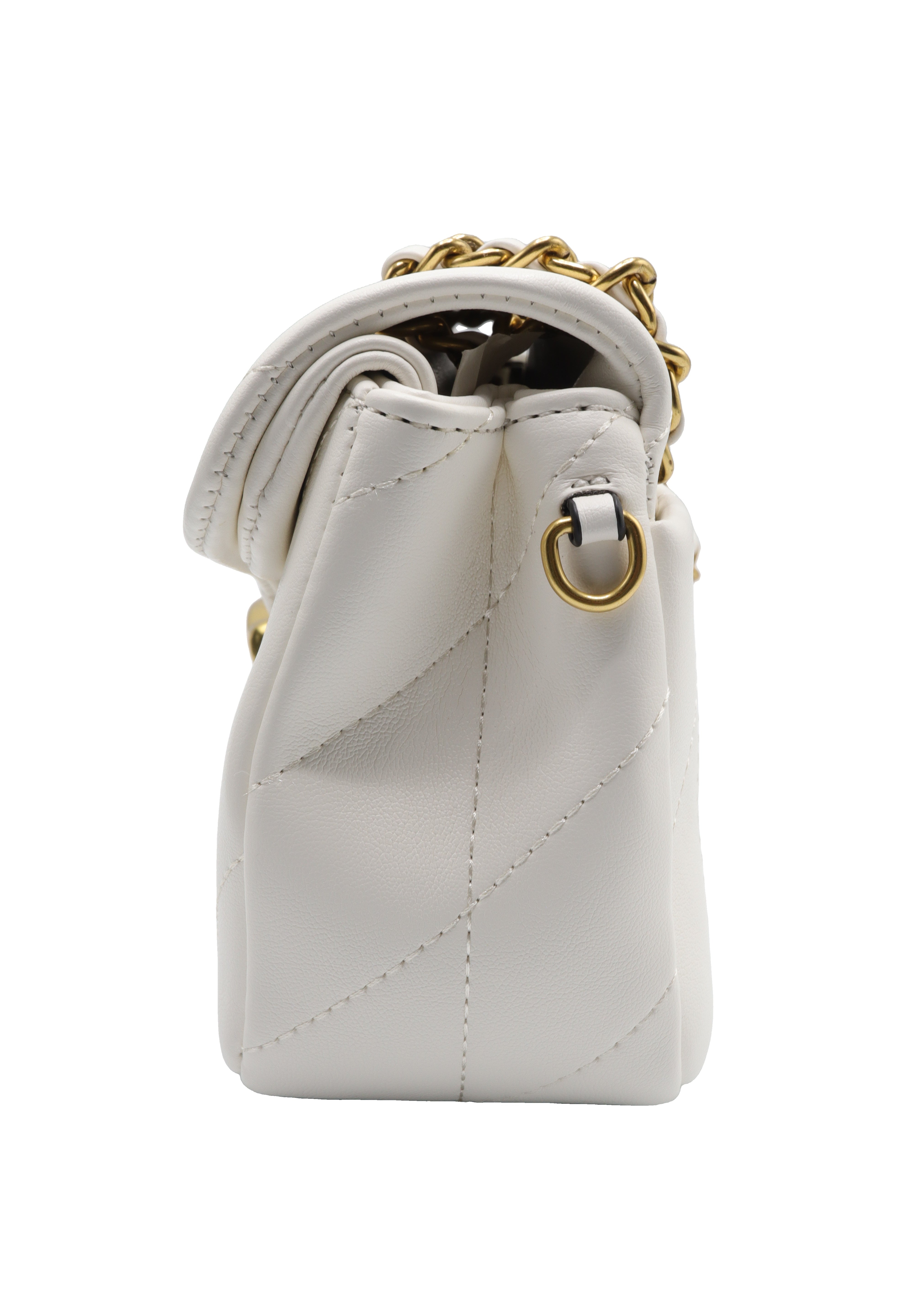 Coach Pillow Tabby Quilted Shoulder Bag | Chalk White Leather