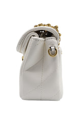 Coach Pillow Tabby Quilted Shoulder Bag | Chalk White Leather