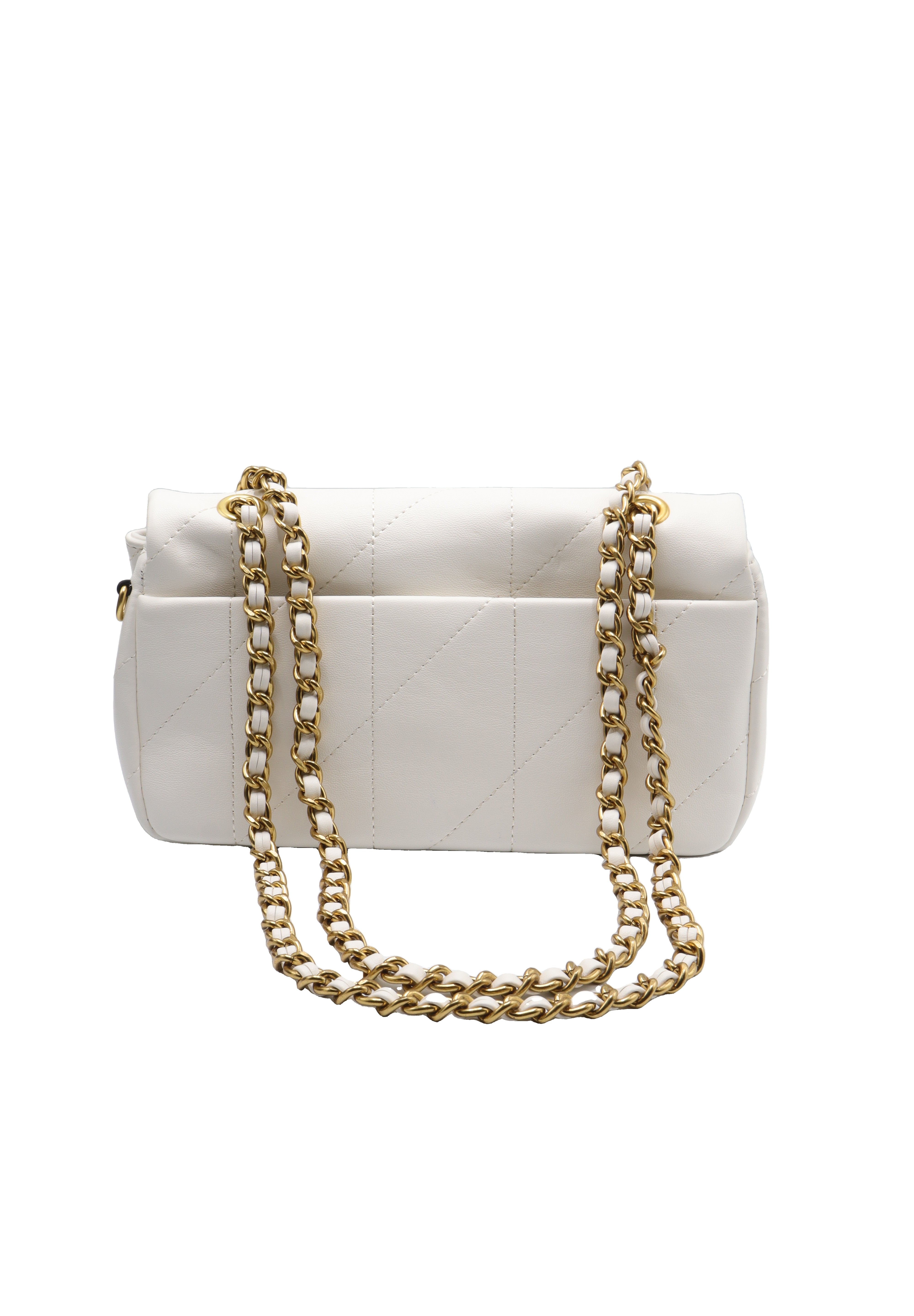 Coach Pillow Tabby Quilted Shoulder Bag | Chalk White Leather