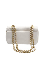 Coach Pillow Tabby Quilted Shoulder Bag | Chalk White Leather