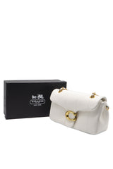Coach Pillow Tabby Quilted Shoulder Bag | Chalk White Leather