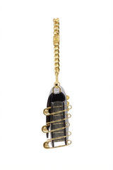 Fendi Baguette Crystal Mesh Shoulder Bag | Silver & Gold