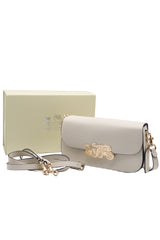 Coach Morgan Leather Shoulder Bag | Chalk White