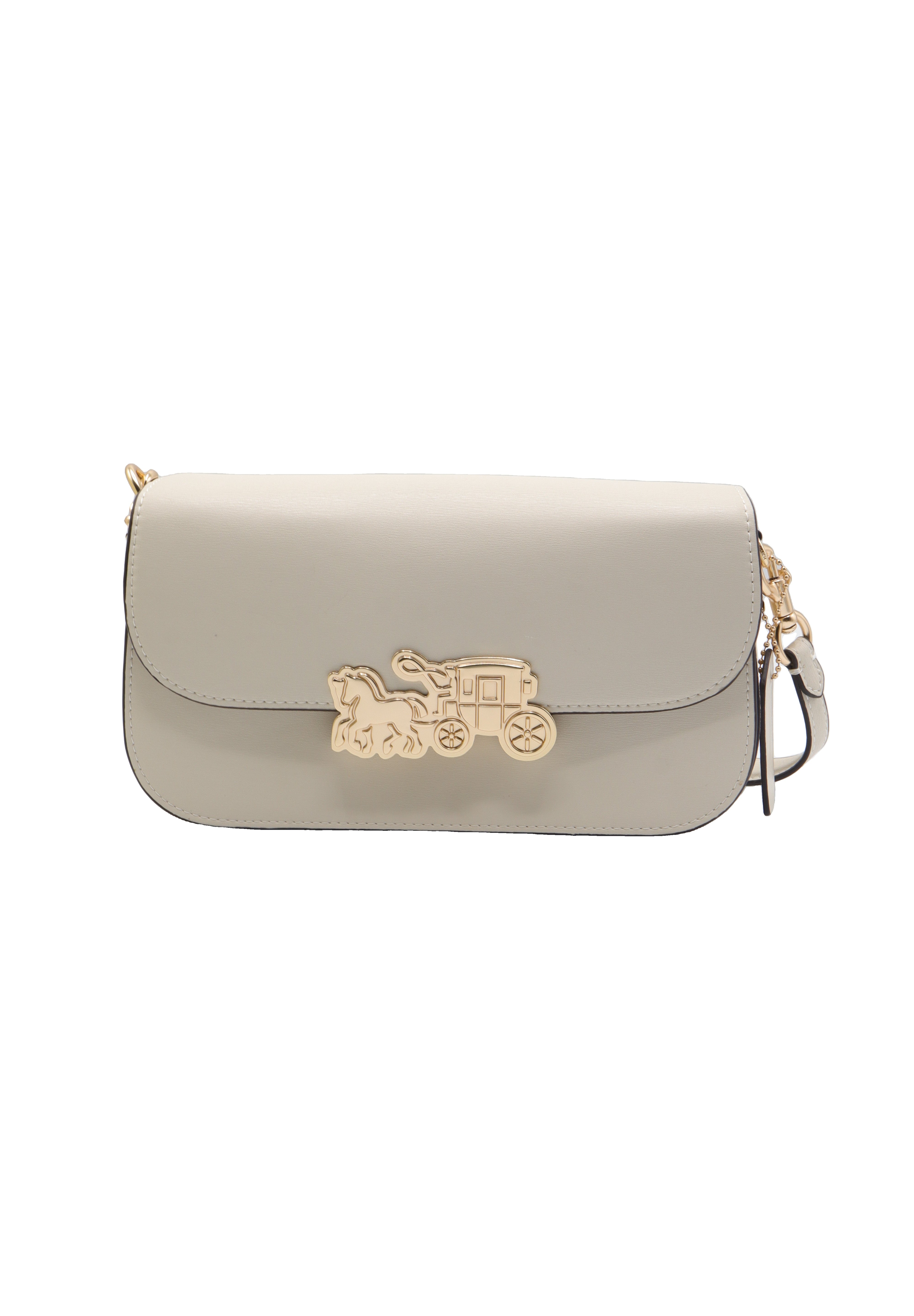 Coach Morgan Leather Shoulder Bag | Chalk White