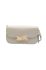 Coach Morgan Leather Shoulder Bag | Chalk White