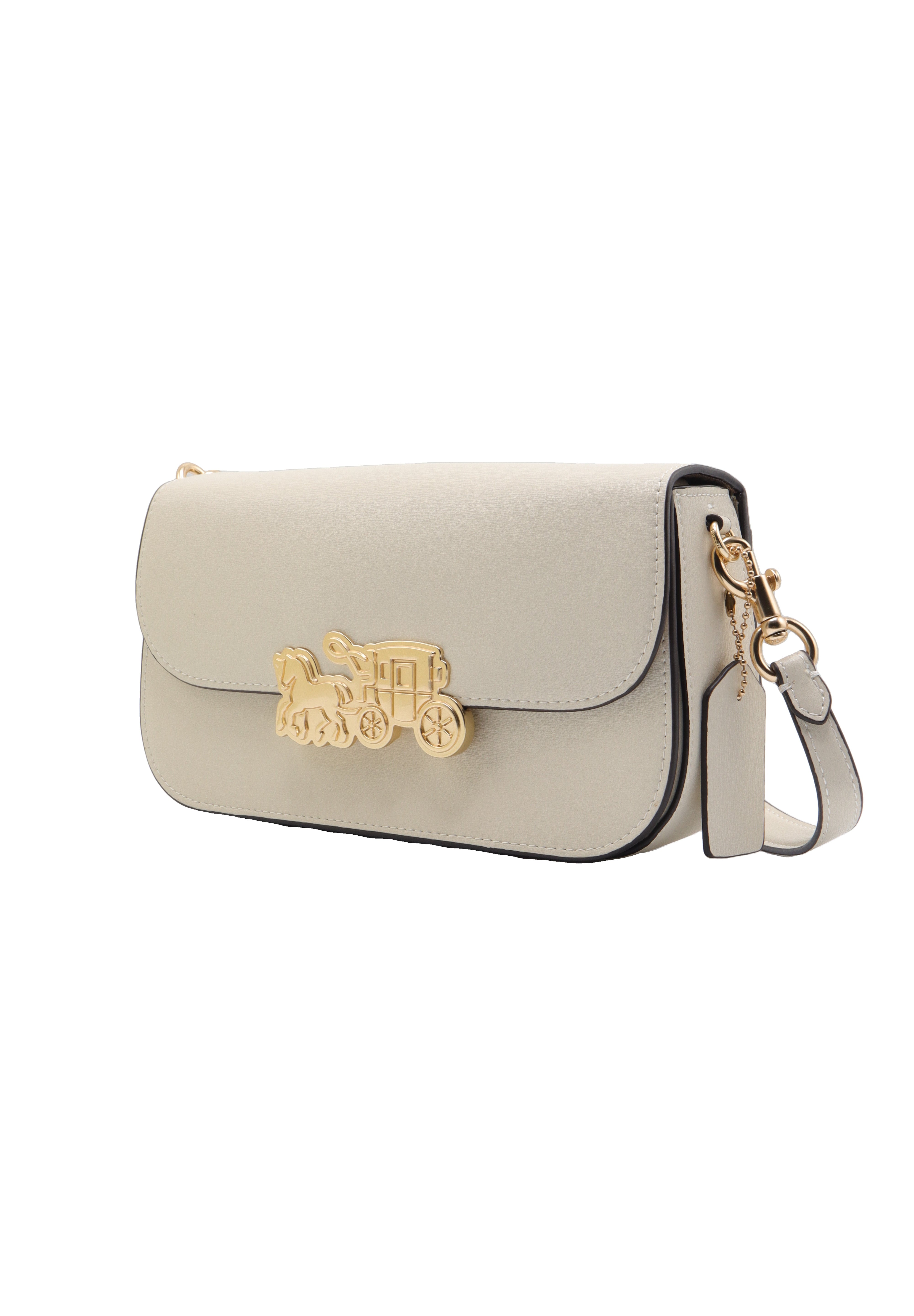 Coach Morgan Leather Shoulder Bag | Chalk White