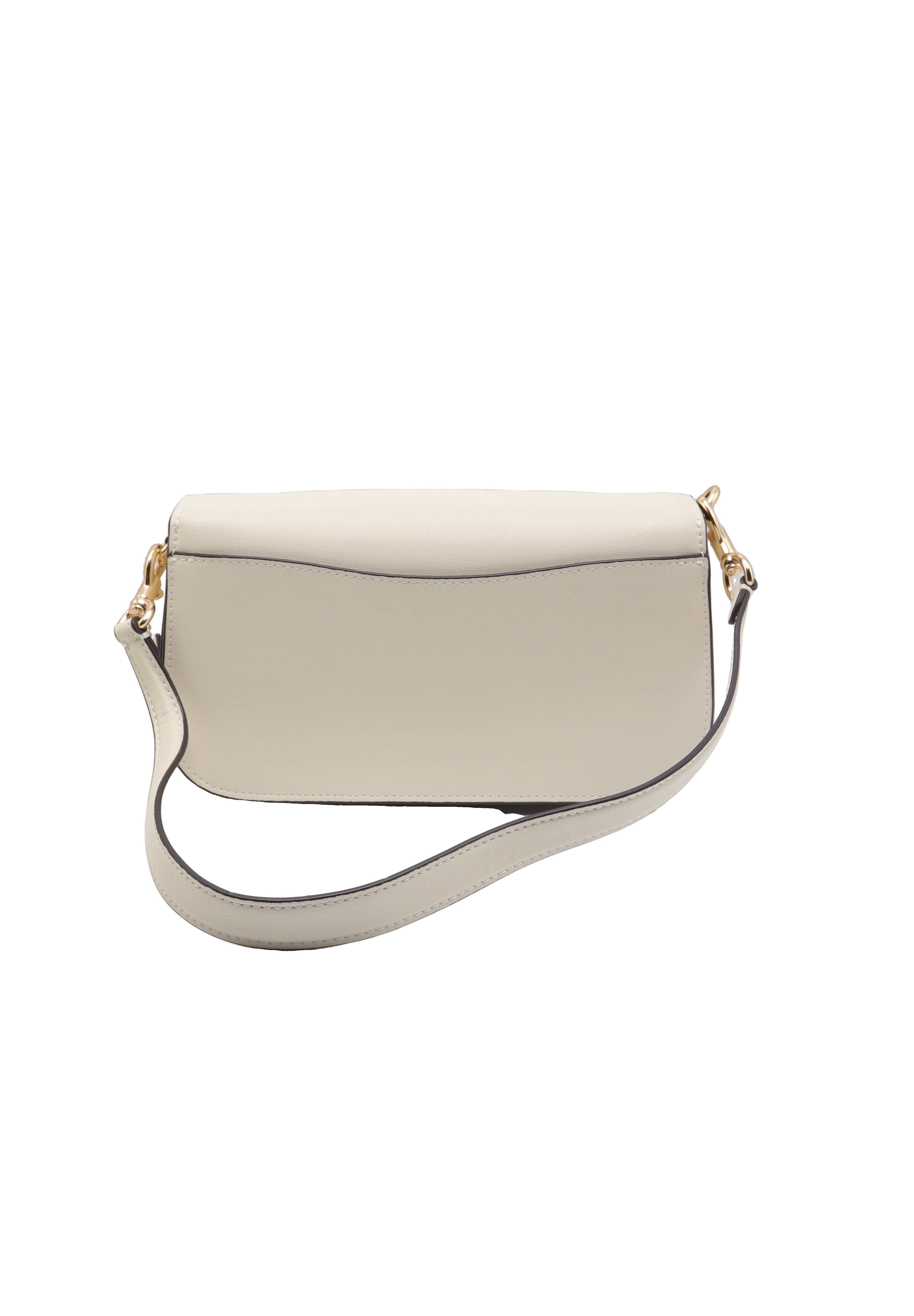 Coach Morgan Leather Shoulder Bag | Chalk White