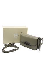 Coach Morgan Leather Shoulder Bag | Olive Green