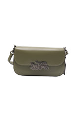Coach Morgan Leather Shoulder Bag | Olive Green