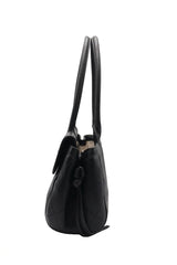 Chanel Quilted Caviar Leather Tote Bag | Black & Pale Gold