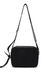 Lacoste Men's Canvas Camera Crossbody Bag | Matte Black