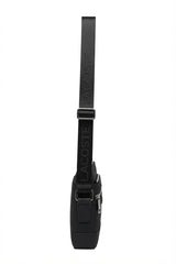 Lacoste Men's Canvas Camera Crossbody Bag | Matte Black