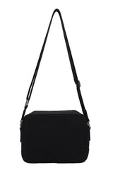 Lacoste Men's Canvas Camera Crossbody Bag | Matte Black
