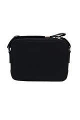 Lacoste Men's Crossbody Camera Bag | Matte Black & Silver