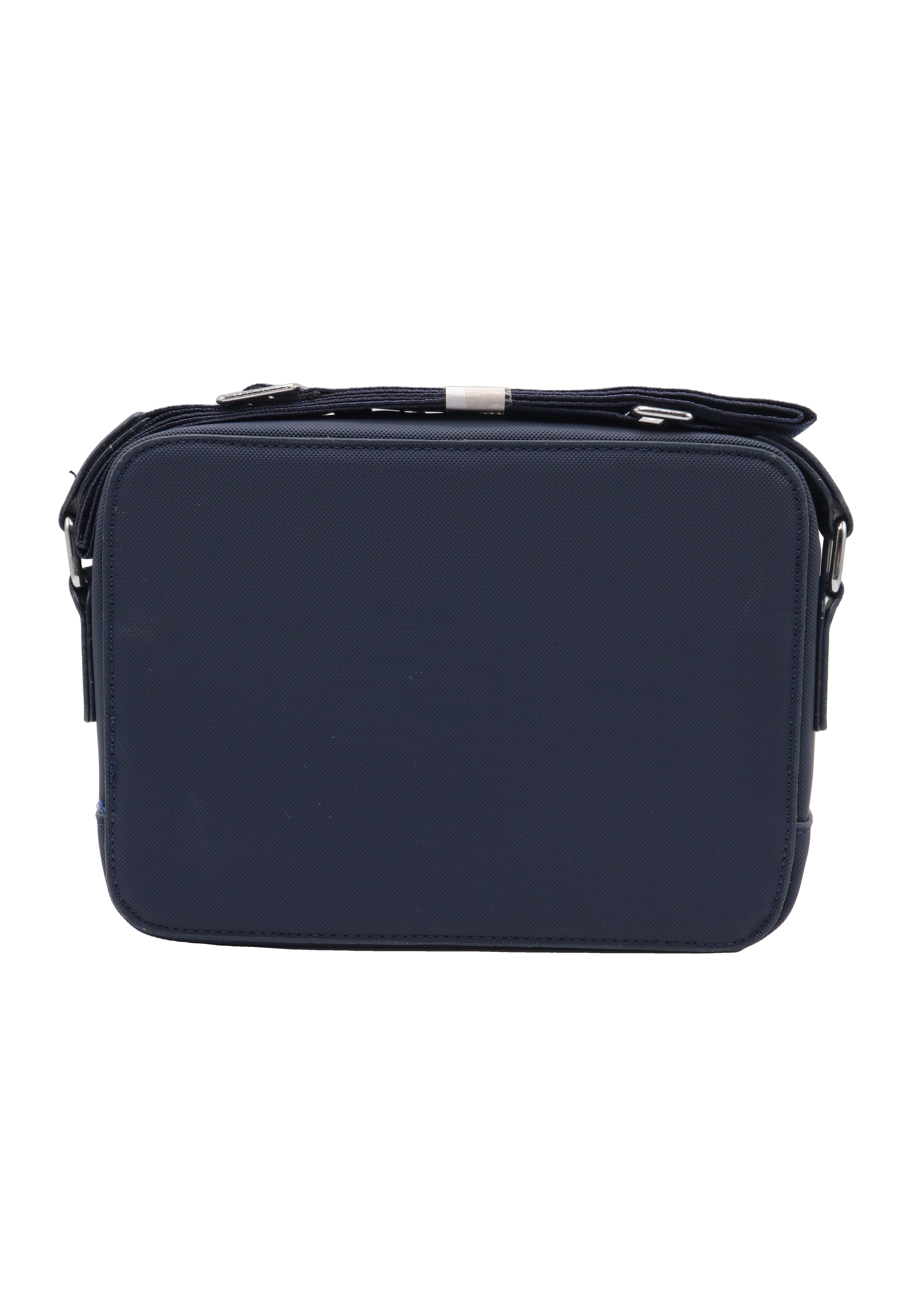 Lacoste Men's Crossbody Camera Bag | Deep Navy & Silver