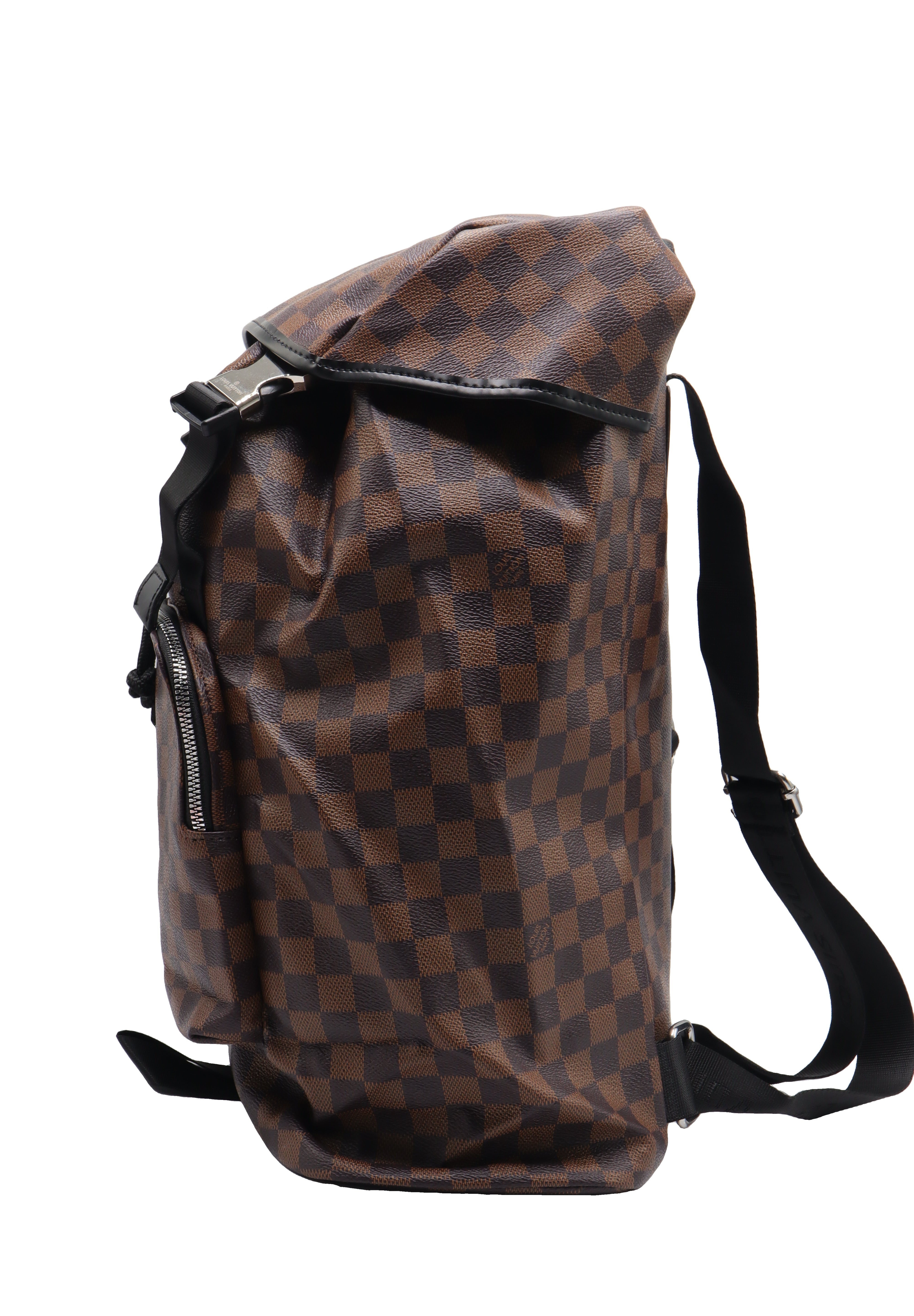 Louis Vuitton Zack Damier Ebene Backpack | Brown & Silver