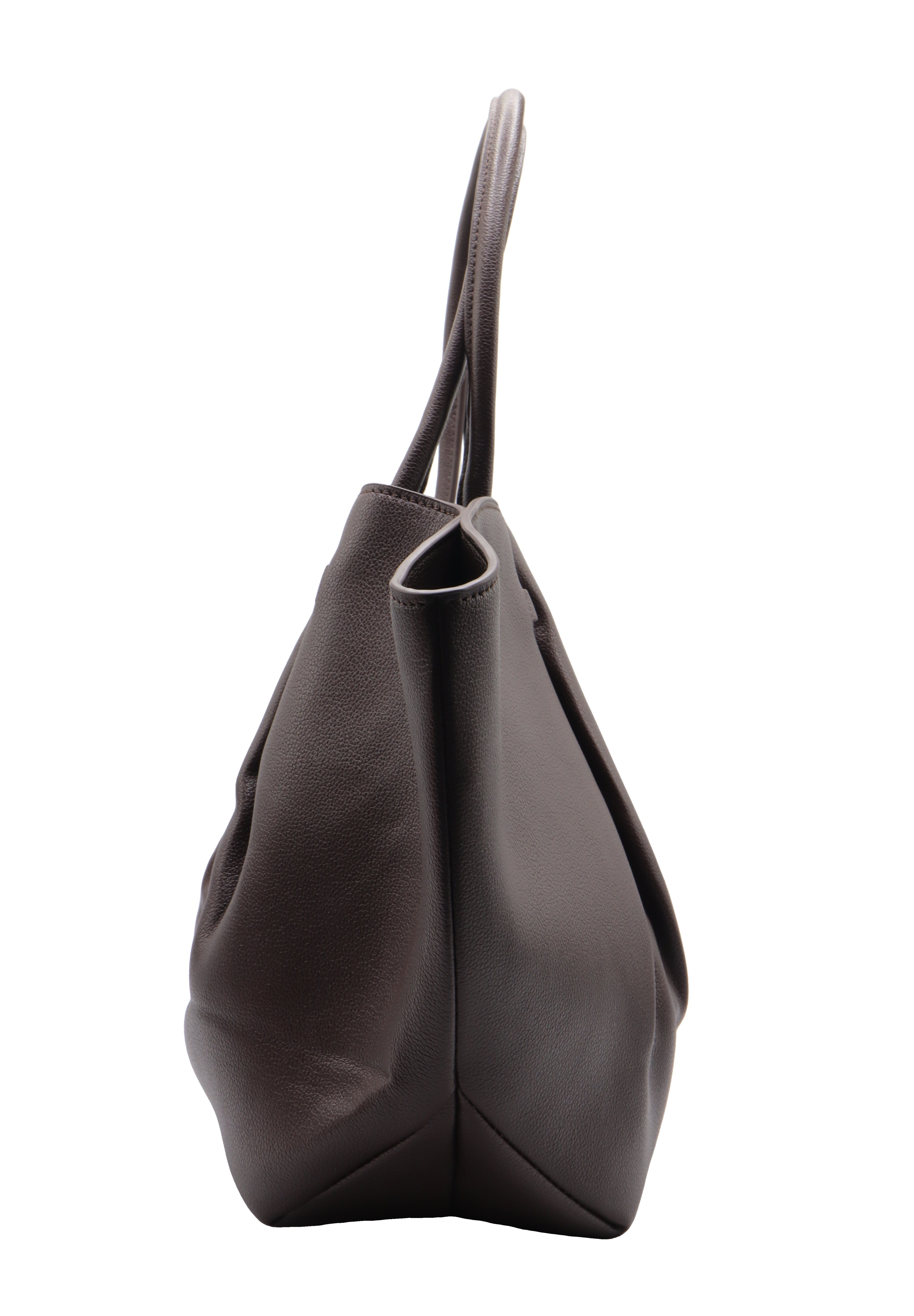 DeMellier The New York Leather Tote | Deep Mocha & Gold