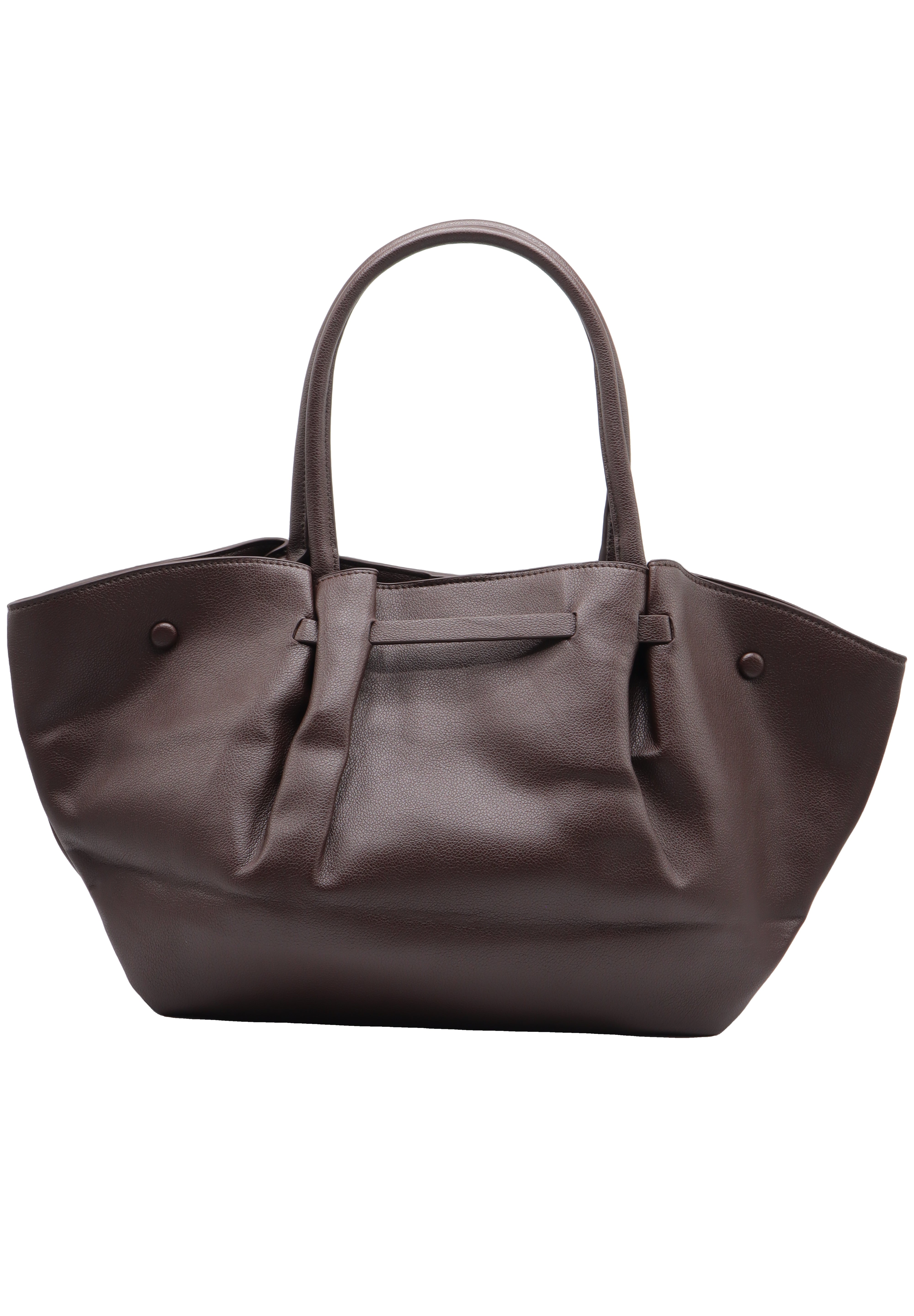 DeMellier The New York Leather Tote | Deep Mocha & Gold