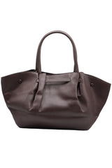 DeMellier The New York Leather Tote | Deep Mocha & Gold
