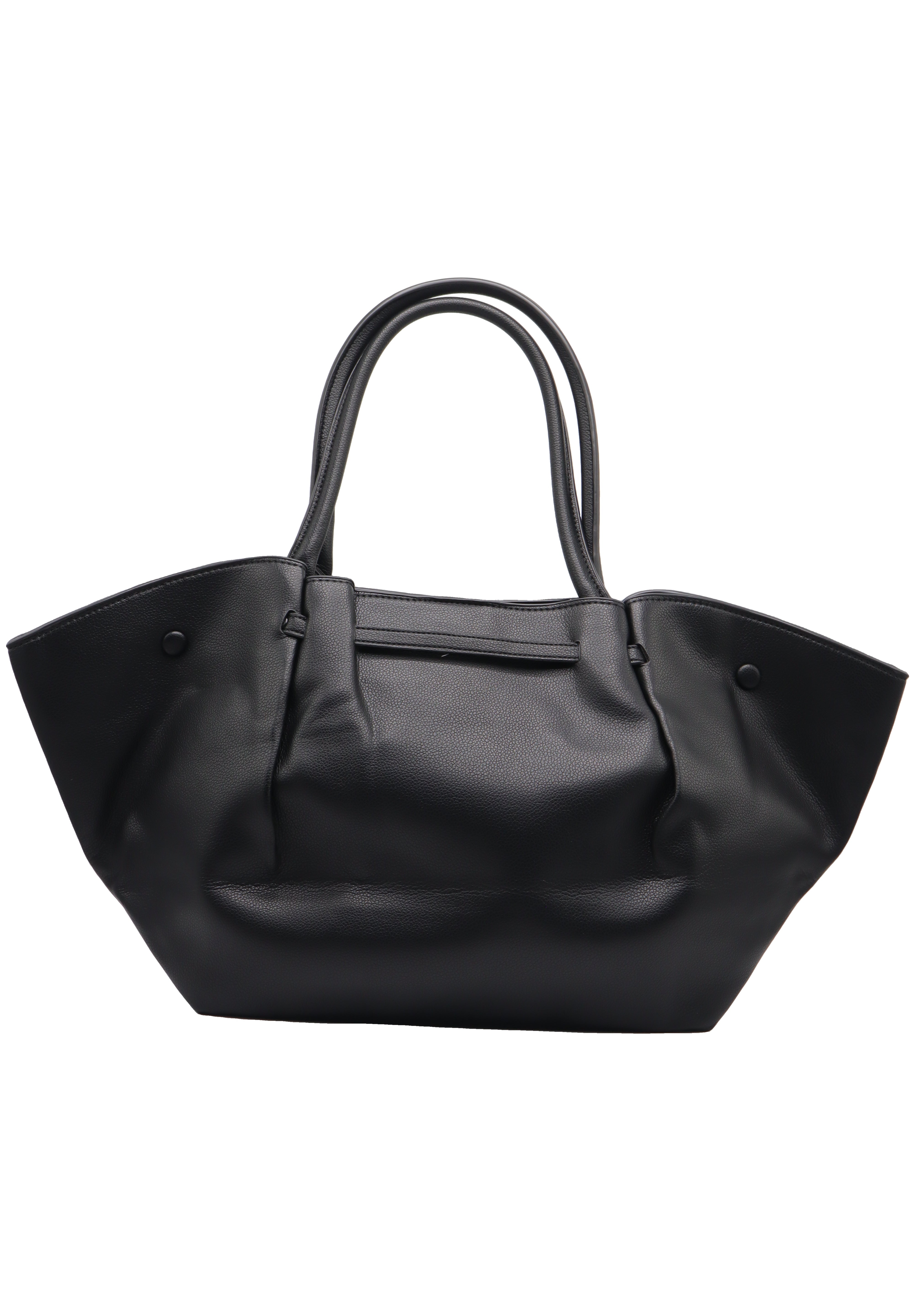DeMellier The New York Leather Tote | Classic Black & Gold
