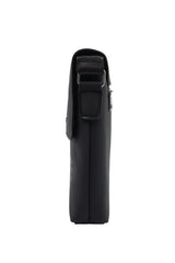 Lacoste Men's Flap Crossbody Bag | Matte Black