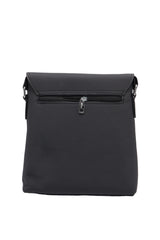 Lacoste Men's Flap Crossbody Bag | Matte Black