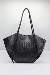 Bottega Veneta Woven Leather Basket Tote | Classic Black