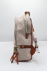 Michael Kors Rhea Logo Backpack | Vanilla & Acorn